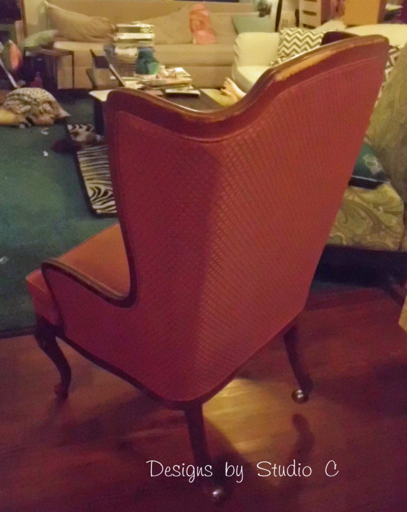 My Fantastic Chair Makeover back view