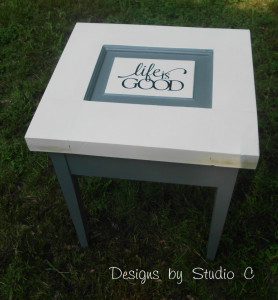 How to Make a Side Table with Parts from an Old Door SANY2294