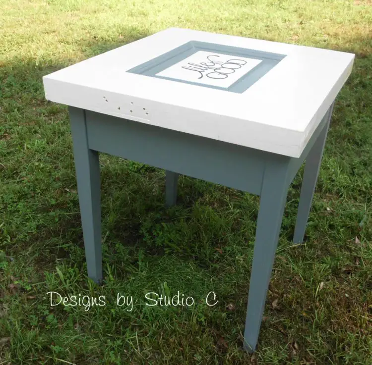 How to Make a Side Table with Parts from an Old Door SANY2295