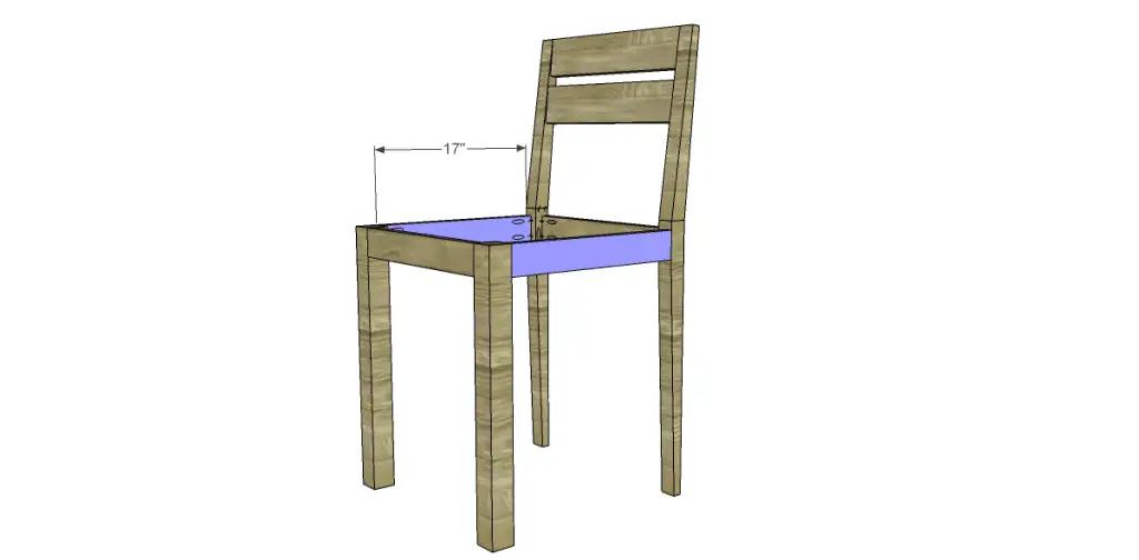 free plans to build a brooklyn bar stool_Side Stretchers