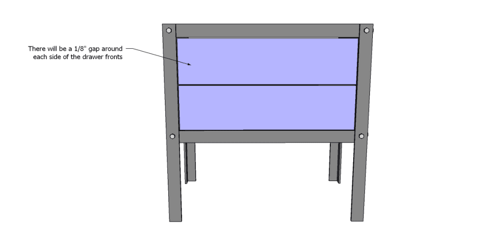 free plans to build a Bolt side table_Drawer Fronts