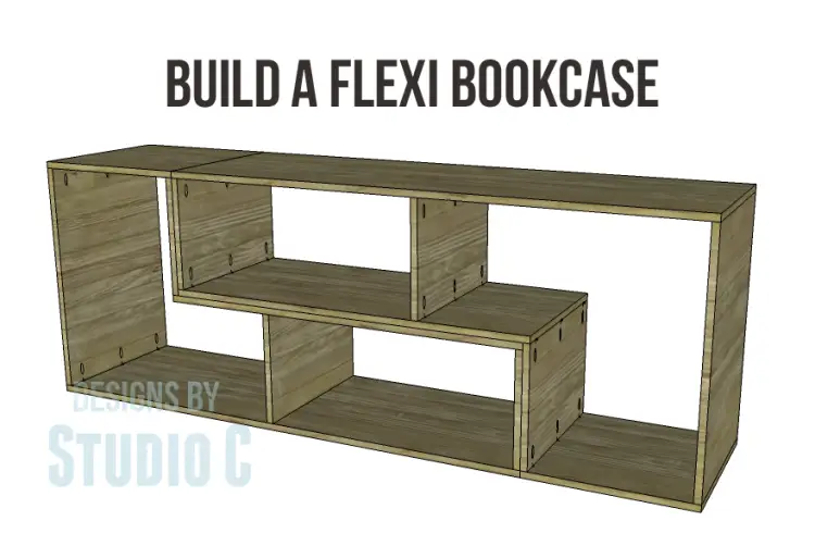 Free DIY Woodworking Plans to Build a Flexi Bookcase