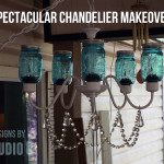 spectacular chandelier makeover complete