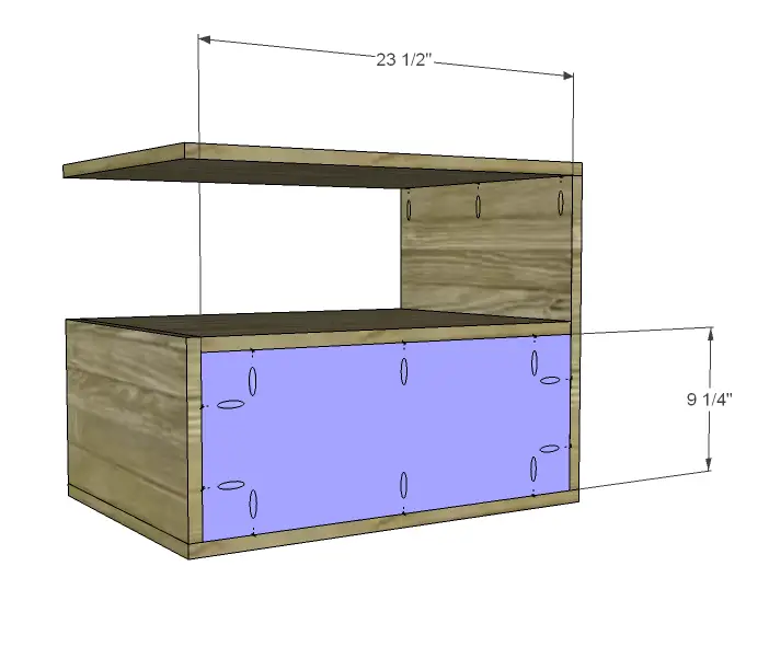 free DIY woodworking plans to build a leroy end table_Back