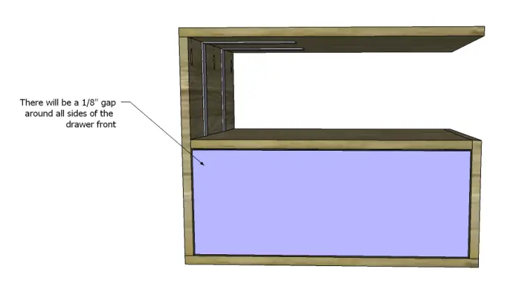 free DIY woodworking plans to build a leroy end table_Drawer Front