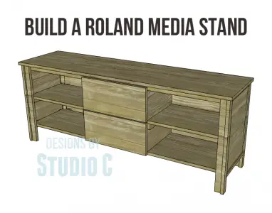 Free DIY Woodworking Plans to Build a Roland Media Stand