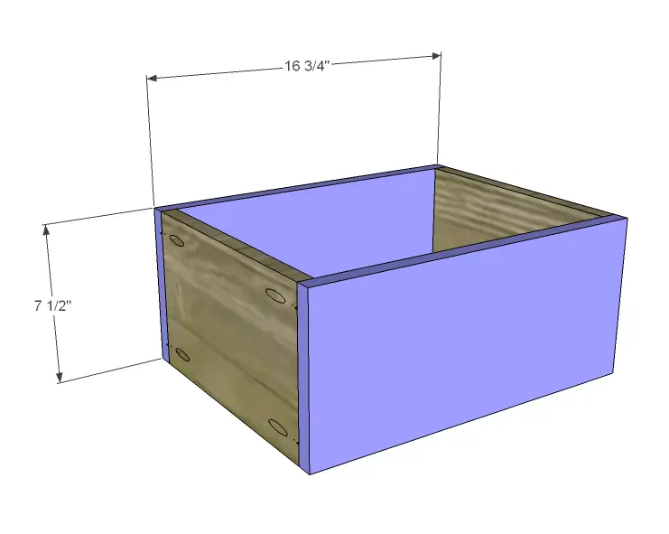 free DIY woodworking plans to build a roland media stand_Drawer FB