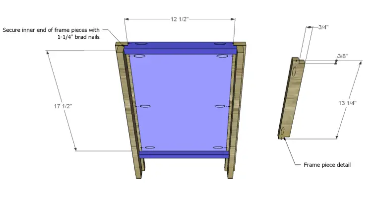 free DIY woodworking plans to build a roland media stand_Sides
