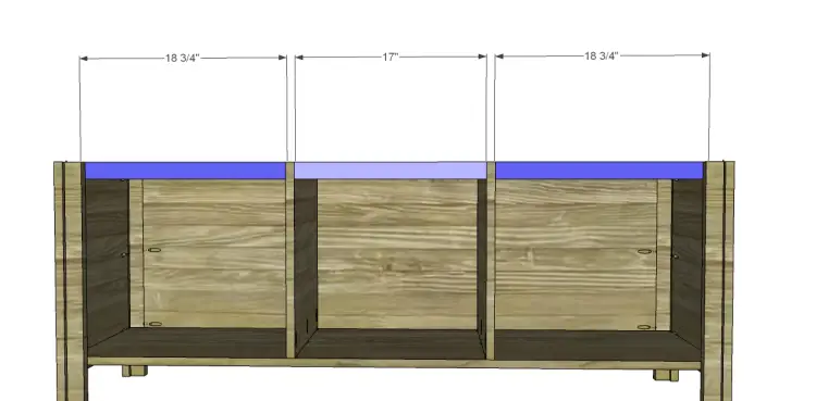 free DIY woodworking plans to build a roland media stand_Stretchers