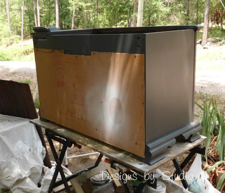how to turn a console stereo into a liquor cabinet SANY2406