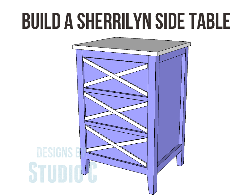 free DIY woodworking plans to build a sherrilyn side table _Copy