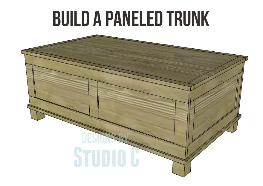 free DIY woodworking plans to build a paneled trunk_Copy