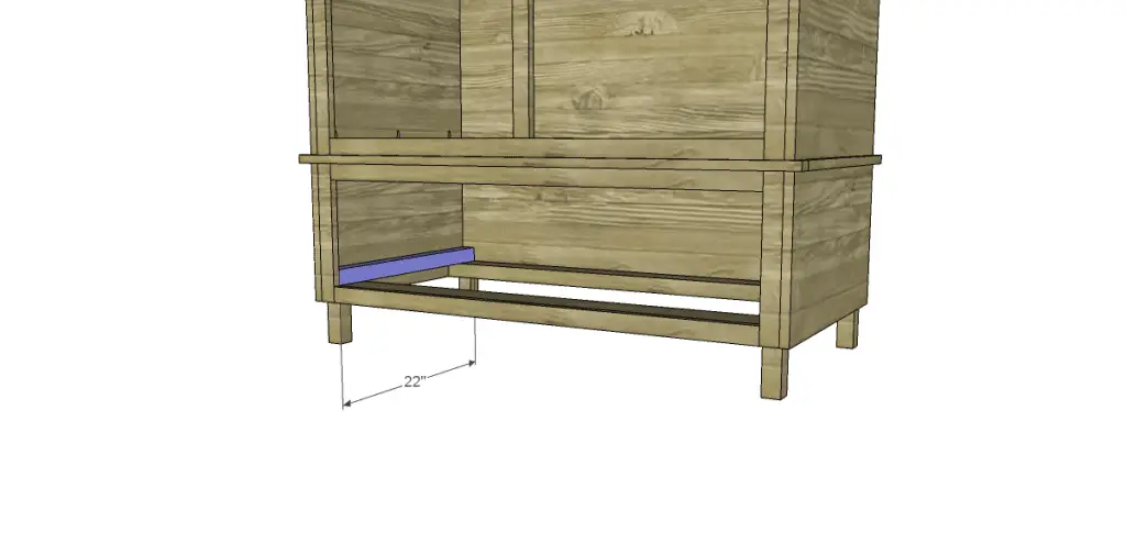 free DIY woodworking plans to build a large armoire_Drawer Slide Spacers