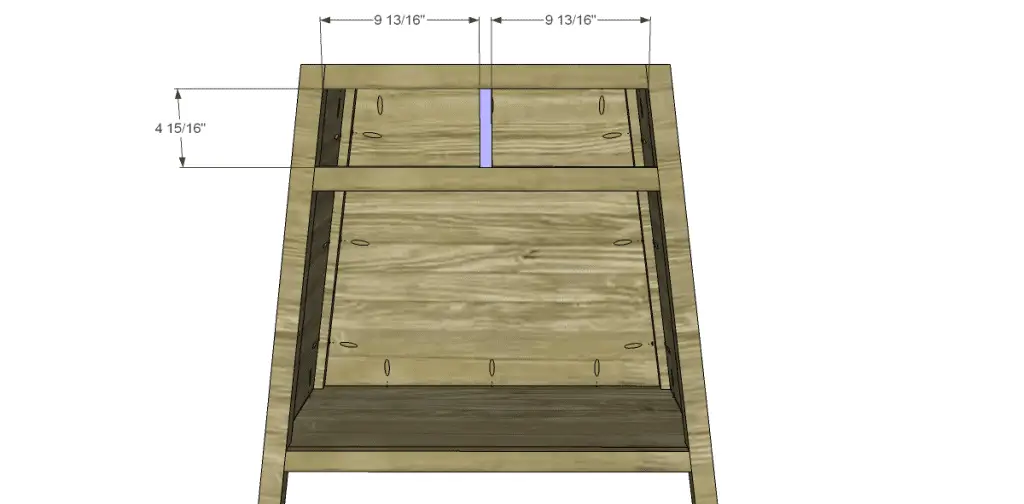 free DIY woodworking plans to build an asian style cabinet _Drawer Divider