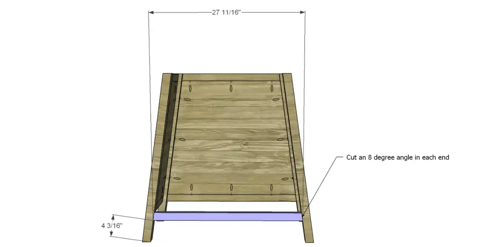 free DIY woodworking plans to build an asian style cabinet _Lower Divider
