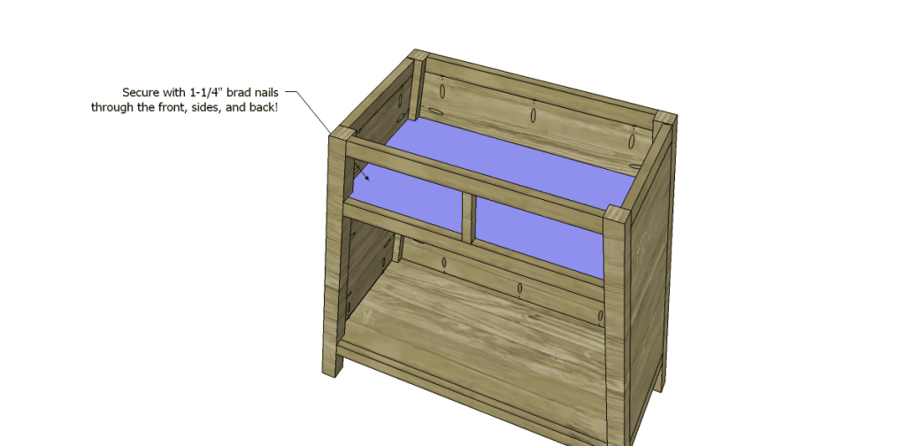 free DIY woodworking plans to build an asian style cabinet _Shelf 2
