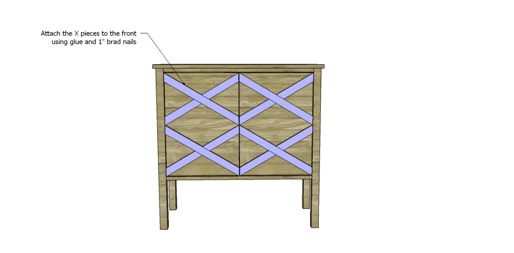  free DIY woodworking plans to build a criss cross cabinet_X 2
