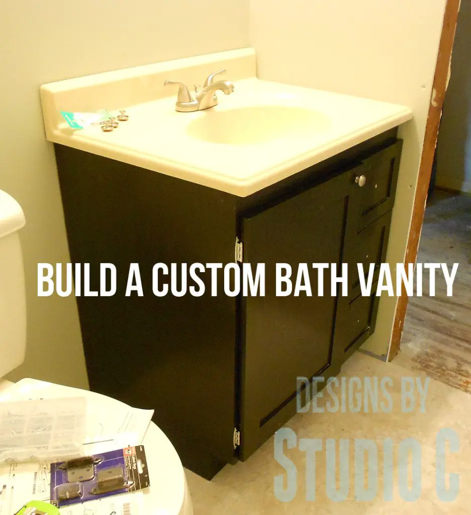 build a custom bath vanity