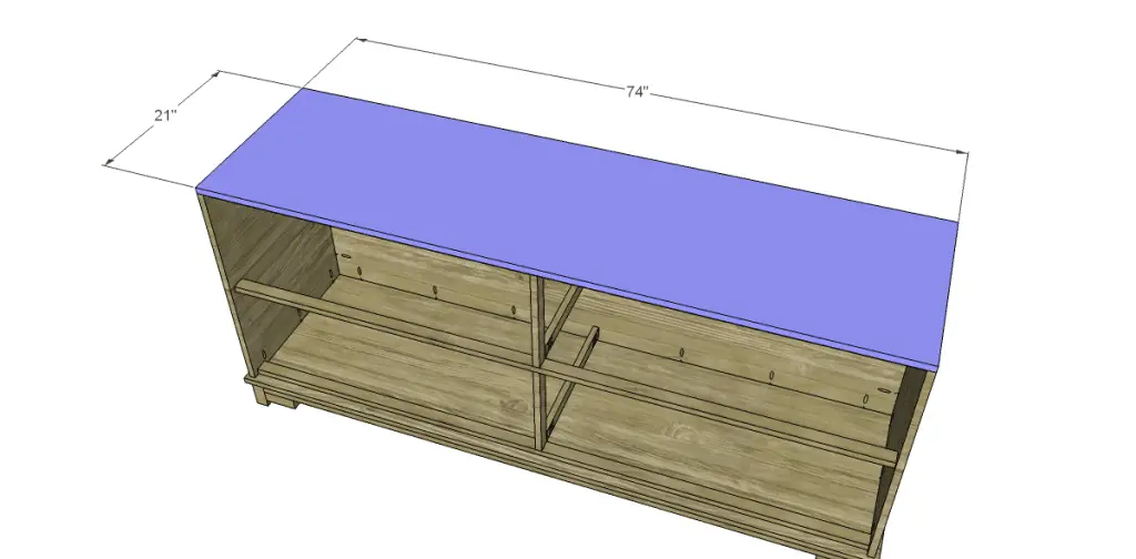 free DIY woodworking plans to build a greek key dresser_Top