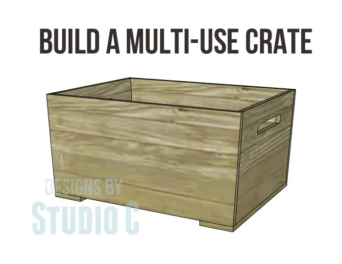 free DIY woodworking plans for a plywood multi use crate_Copy