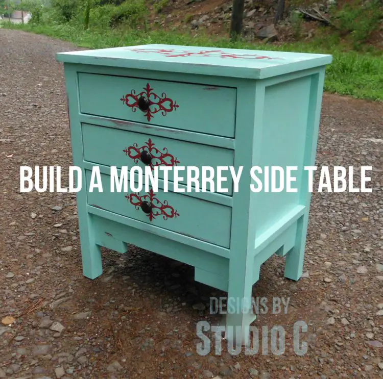 free DIY woodworking plans to build a monterrey side table SANY2471
