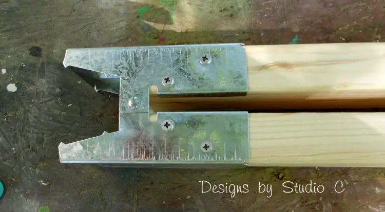 build sawhorse table brackets legs