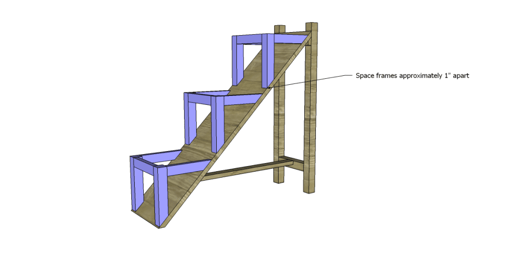 free DIY woodworking plans to build a ladder end table_Frames 2