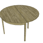 Build Demilune Dining Table