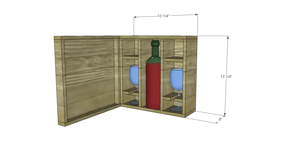build wine bottle gift box