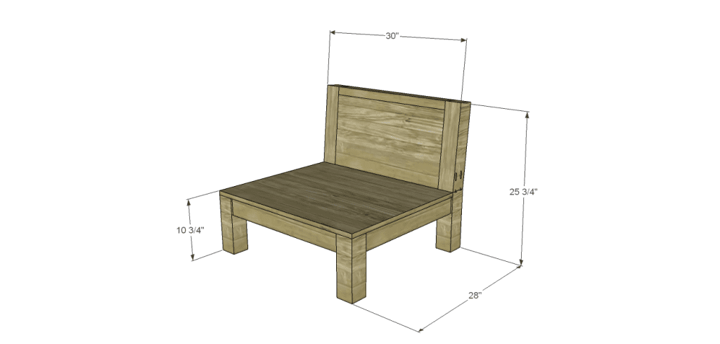 build low slung chair