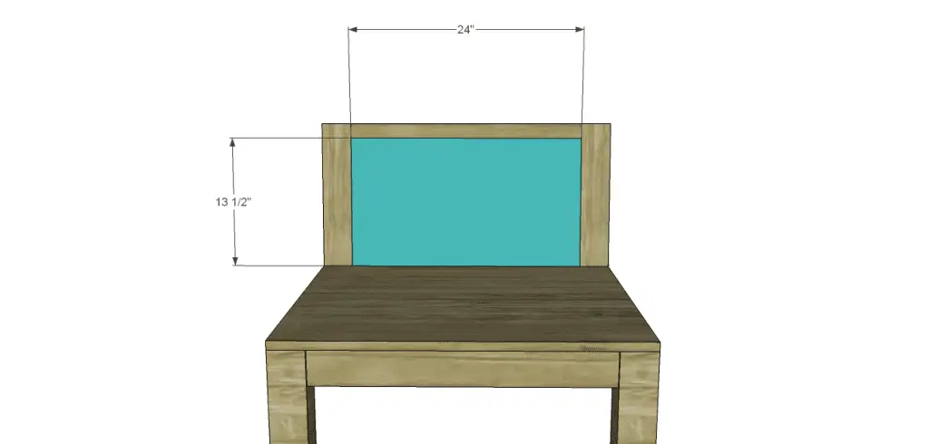 wood chair plans - low slung_Chair Back