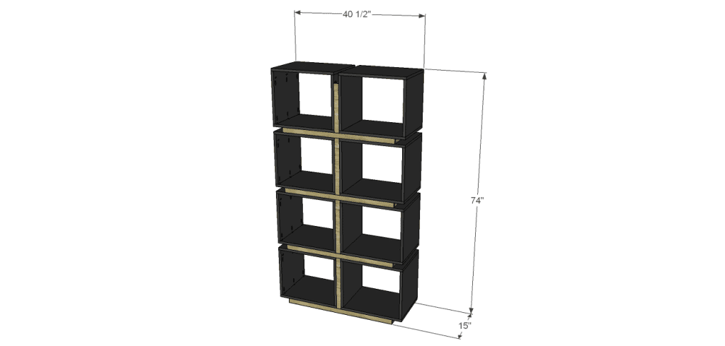 build cube bookcase divider_dims