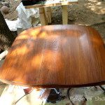 restore refinish oak desk chair