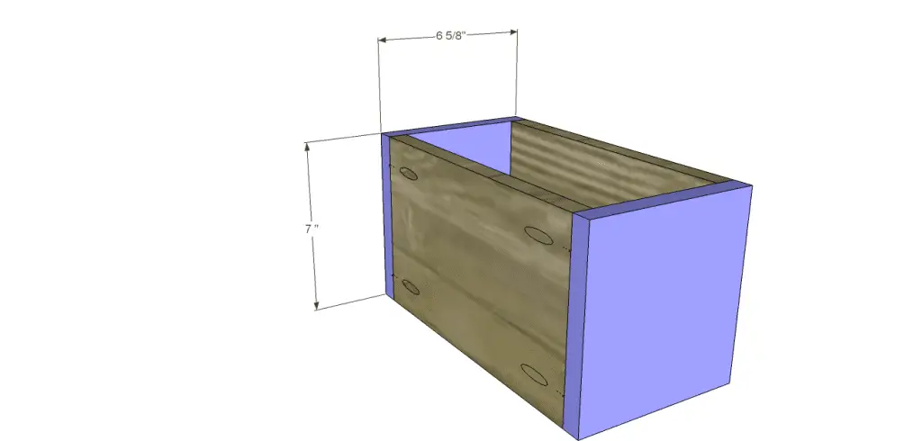 plans build sideboard - raleigh_Drawer FB