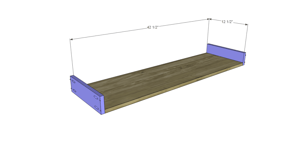 angled console table plans_Drawer BS