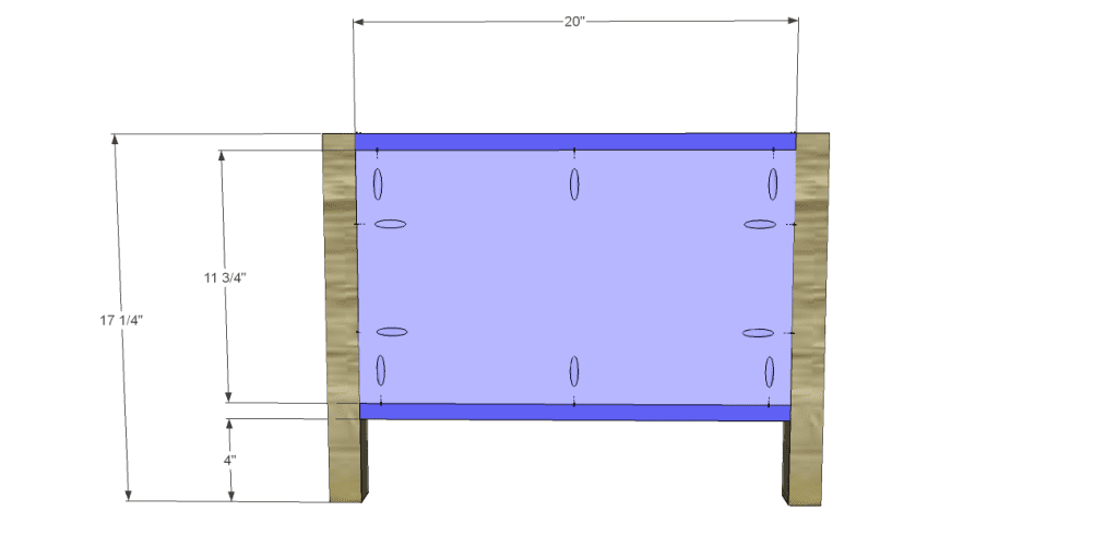 storage coffee table plans_Ends