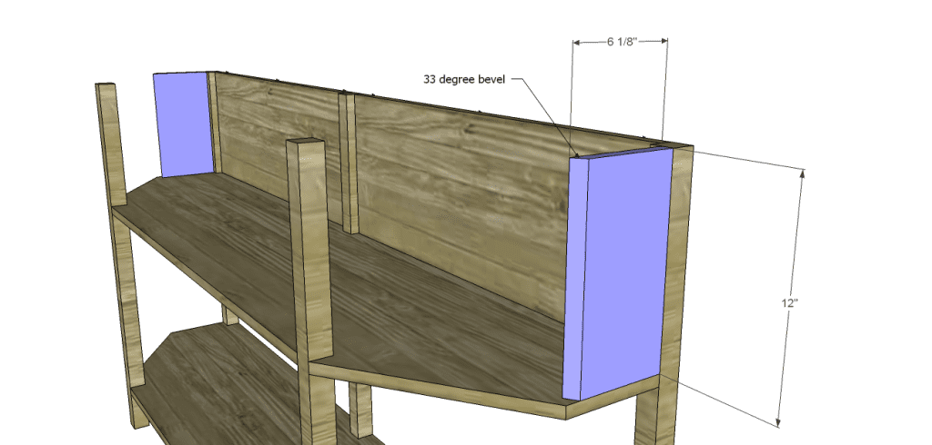 angled console table plans_Sides