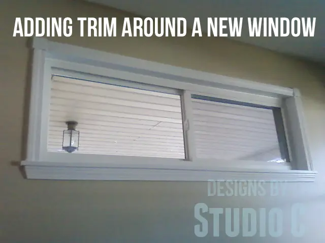 how to install window trim