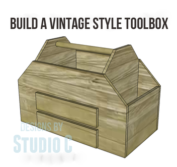 Antique Toolbox, Woodworking Project