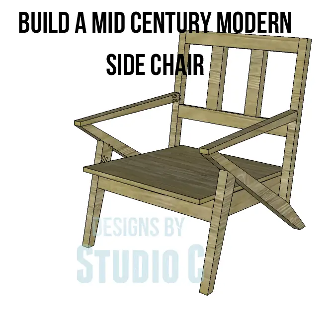 mid century modern design chair plans