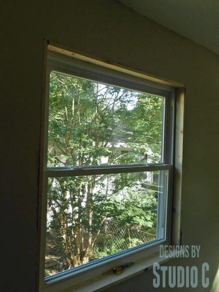 how to make window sill completed frame