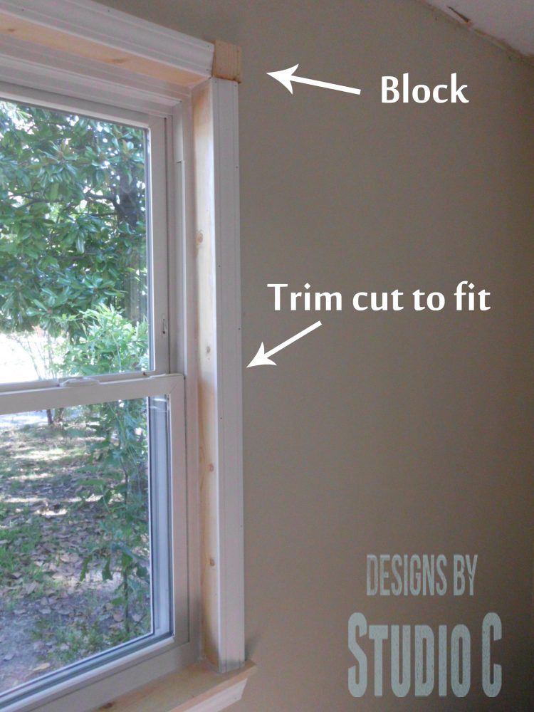how to install window trim measuring trim