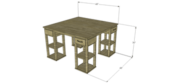 Craft Table Plans