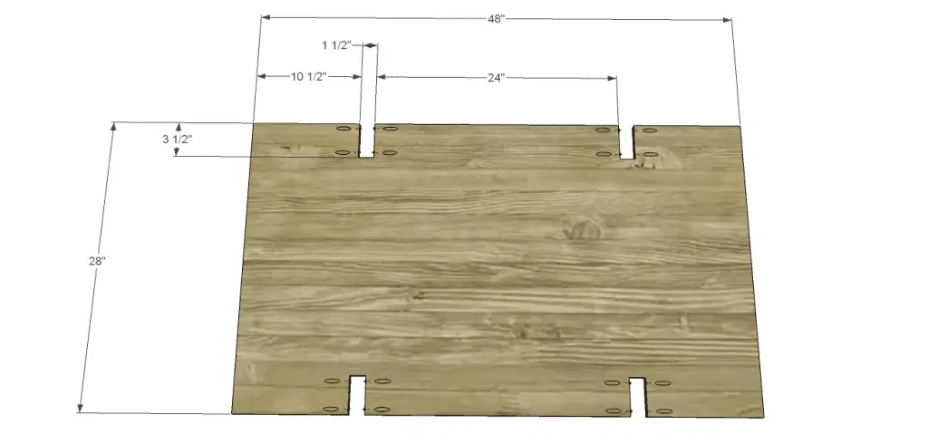 coffee table plans glass top drawers_Bottom 1