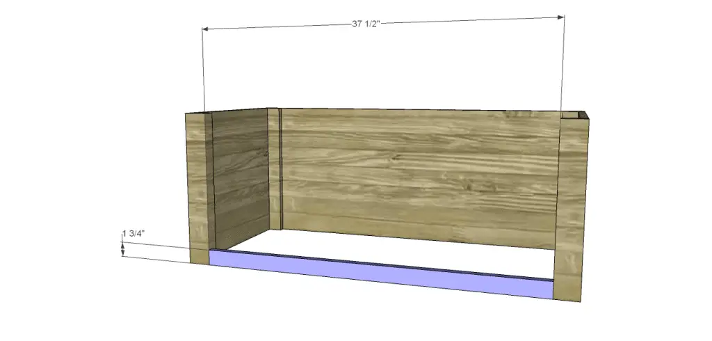 coffee table plans with drawers_Lowest Stretcher
