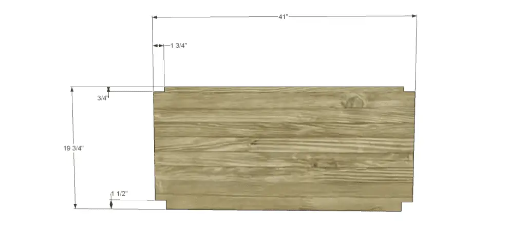 coffee table plans with drawers 1_Upper Shelf 1