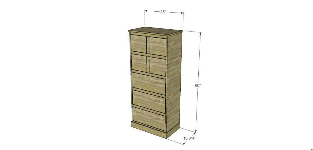 tall chest drawers plans dimensions