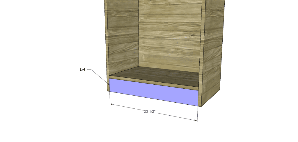 tall chest drawers plans_Lower Stretcher