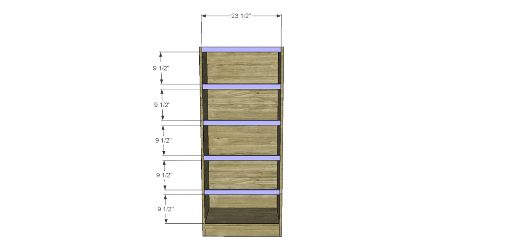 tall chest drawers plans_Stretchers