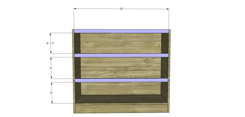 wide chest drawers plans_Stretchers